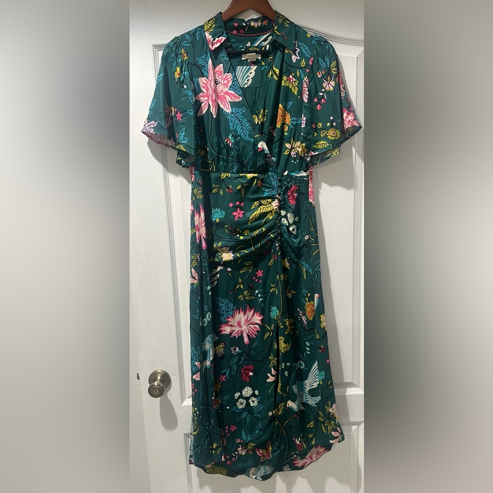 Anthropologie Maeve Buttonfront shirt dress size 4 - Picture 2 of 4